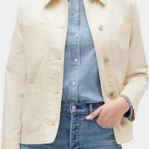 Women's Gap Cream Chore Jacket